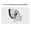 4 X 7 Aluminum License Plate  Thumbnail