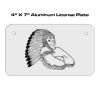 4 X 7 Aluminum License Plate  Thumbnail