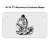 4 X 7 Aluminum License Plate  Thumbnail