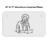 4 X 7 Aluminum License Plate  Thumbnail