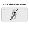 4 X 7 Aluminum License Plate  Thumbnail