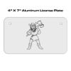 4 X 7 Aluminum License Plate  Thumbnail