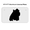 4 X 7 Aluminum License Plate  Thumbnail