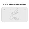 4 X 7 Aluminum License Plate  Thumbnail
