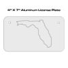 4 X 7 Aluminum License Plate  Thumbnail