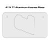 4 X 7 Aluminum License Plate  Thumbnail