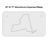 4 X 7 Aluminum License Plate  Thumbnail
