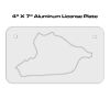 4 X 7 Aluminum License Plate  Thumbnail