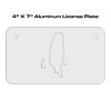 4 X 7 Aluminum License Plate  Thumbnail