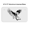 4 X 7 Aluminum License Plate  Thumbnail
