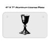 4 X 7 Aluminum License Plate  Thumbnail