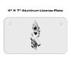 4 X 7 Aluminum License Plate  Thumbnail