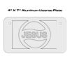 4 X 7 Aluminum License Plate  Thumbnail