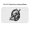 4 X 7 Aluminum License Plate  Thumbnail