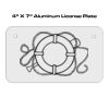 4 X 7 Aluminum License Plate  Thumbnail
