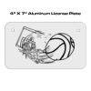 4 X 7 Aluminum License Plate  Thumbnail