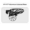 4 X 7 Aluminum License Plate  Thumbnail