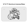 4 X 7 Aluminum License Plate  Thumbnail