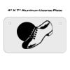 4 X 7 Aluminum License Plate  Thumbnail
