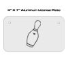 4 X 7 Aluminum License Plate  Thumbnail