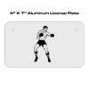 4 X 7 Aluminum License Plate  Thumbnail