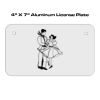 4 X 7 Aluminum License Plate  Thumbnail