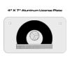 4 X 7 Aluminum License Plate  Thumbnail