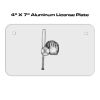 4 X 7 Aluminum License Plate  Thumbnail