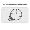 4 X 7 Aluminum License Plate  Thumbnail