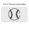 4 X 7 Aluminum License Plate  Thumbnail