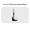 4 X 7 Aluminum License Plate  Thumbnail