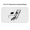 4 X 7 Aluminum License Plate  Thumbnail