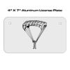 4 X 7 Aluminum License Plate  Thumbnail
