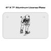 4 X 7 Aluminum License Plate  Thumbnail