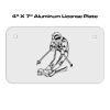 4 X 7 Aluminum License Plate  Thumbnail