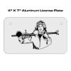 4 X 7 Aluminum License Plate  Thumbnail