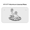 4 X 7 Aluminum License Plate  Thumbnail