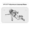 4 X 7 Aluminum License Plate  Thumbnail