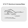 4 X 7 Aluminum License Plate  Thumbnail