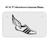 4 X 7 Aluminum License Plate  Thumbnail