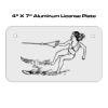 4 X 7 Aluminum License Plate  Thumbnail