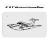 4 X 7 Aluminum License Plate  Thumbnail
