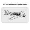 4 X 7 Aluminum License Plate  Thumbnail