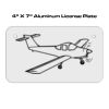 4 X 7 Aluminum License Plate  Thumbnail