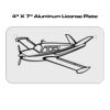 4 X 7 Aluminum License Plate  Thumbnail