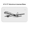 4 X 7 Aluminum License Plate  Thumbnail