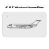 4 X 7 Aluminum License Plate  Thumbnail