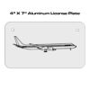 4 X 7 Aluminum License Plate  Thumbnail