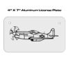 4 X 7 Aluminum License Plate  Thumbnail