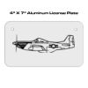 4 X 7 Aluminum License Plate  Thumbnail